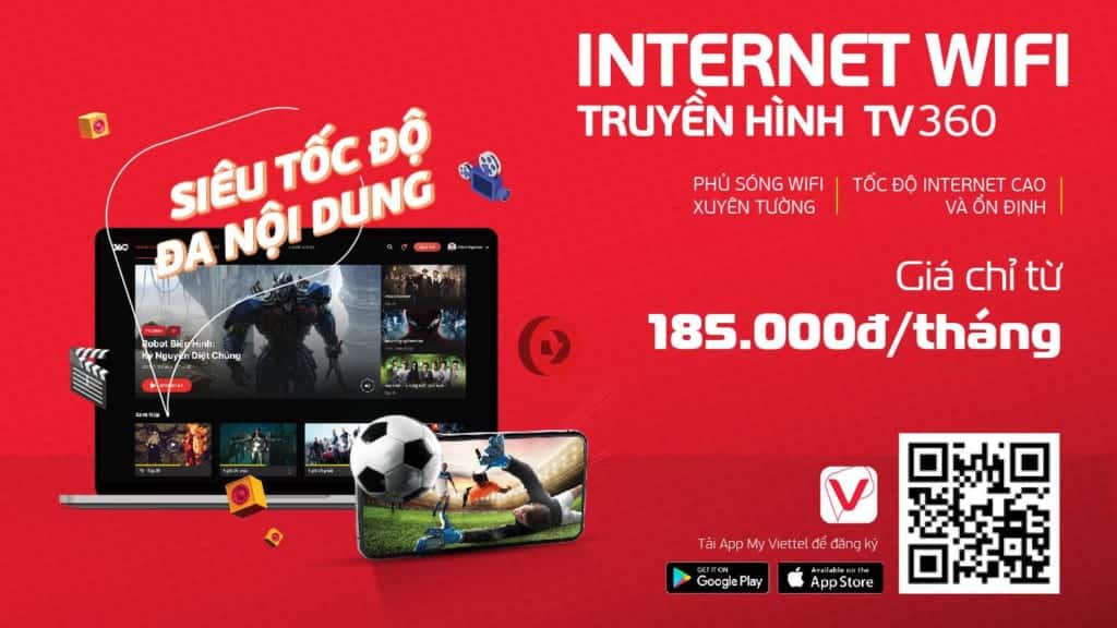 Internet cáp quang Viettel siêu tốc
