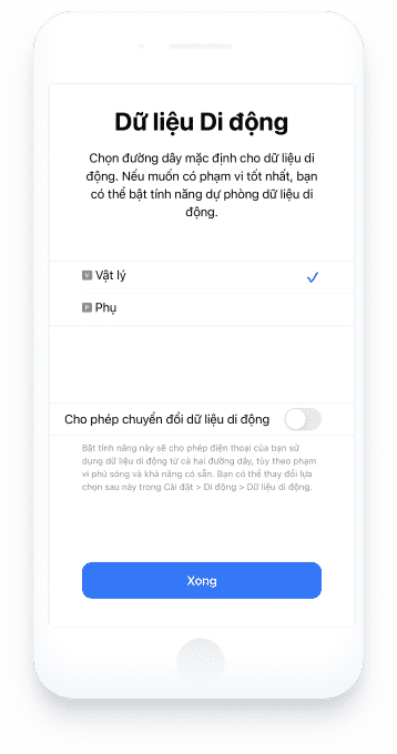 Kích hoạt eSim Viettel trên điện thoại iOS - Bước 4