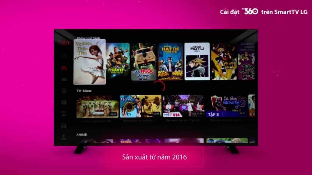 Lưu ý: Yêu cầu dòng TV LG được sản xuất từ năm 2016 trở lại đây