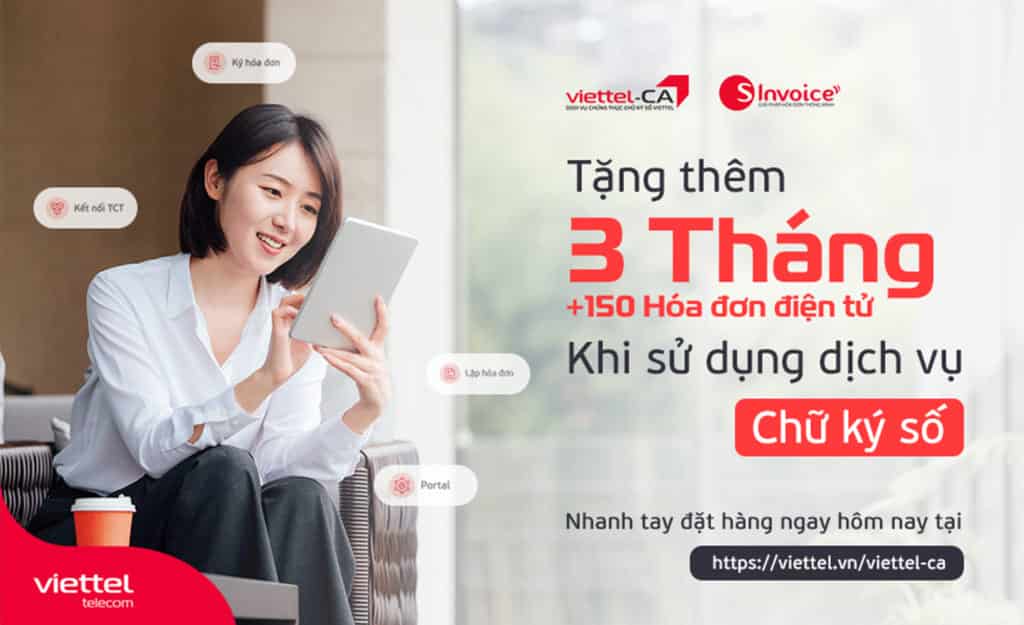 Khuyến mãi đăng ký chữ ký số Viettel CA