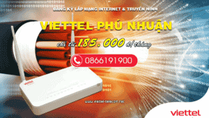 bảng giá lắp mạng internet và truyền hình viettel quận phú nhuận