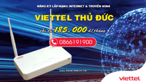 bảng giá lắp mạng viettel tại thủ đức