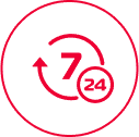 hỗ trợ 24/7