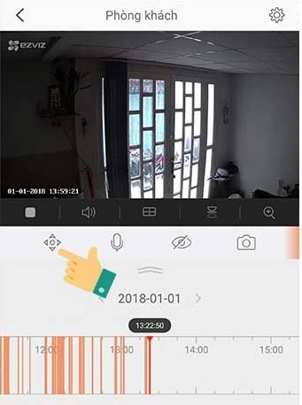 bật theo dõi chuyển động trên app ezviz