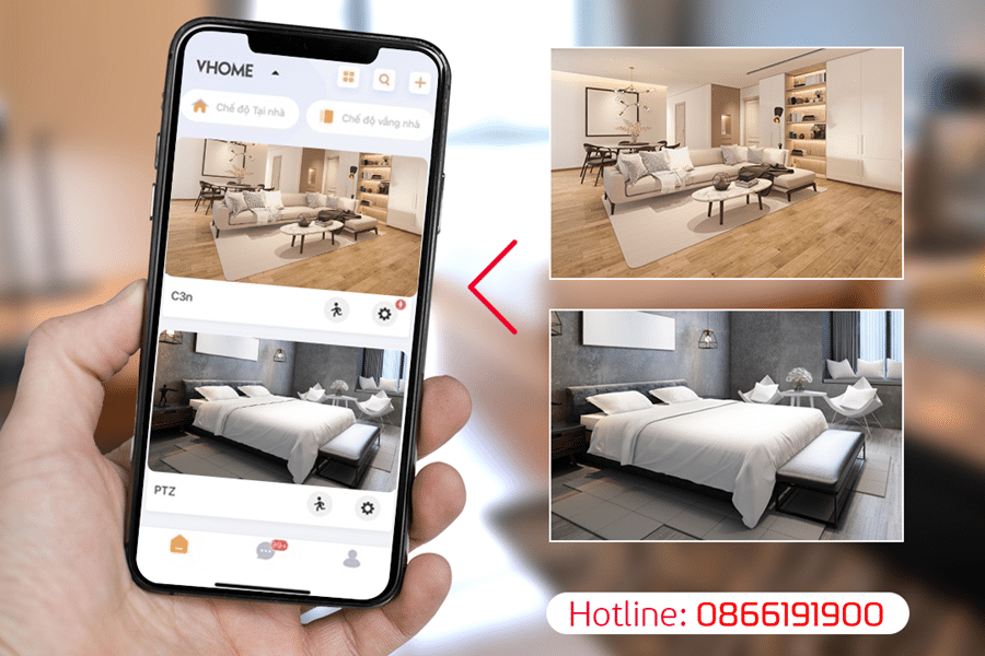 thêm mới camera viettel vào ứng dụng vhome