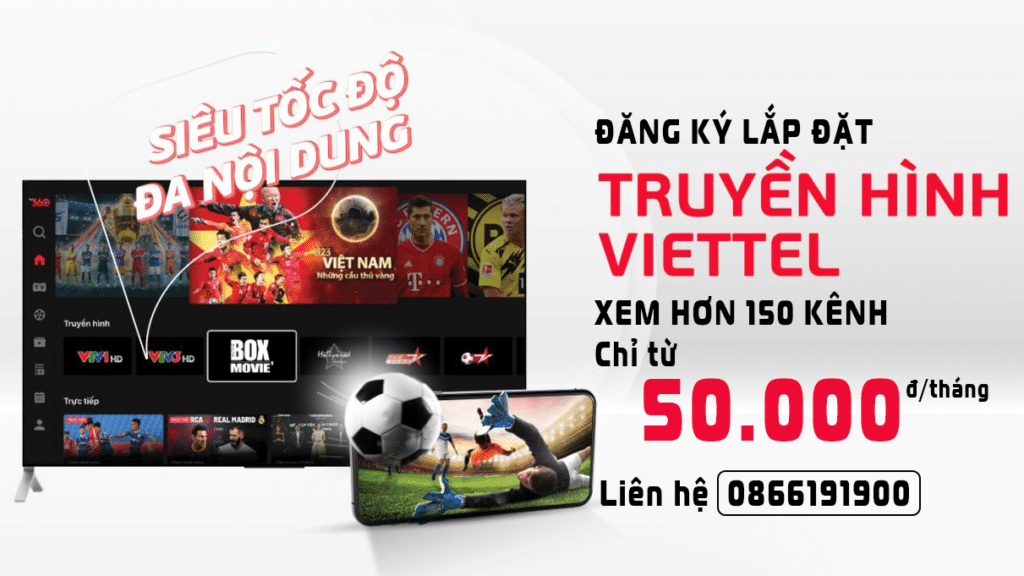 lắp truyền hình cáp viettel tv360