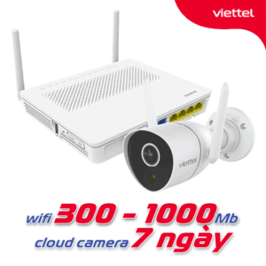 Gói Combo Internet Cáp Quang + Camera Wifi Viettel
