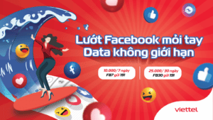 Gói cước Facebook của Viettel gồm FB7 và FB30