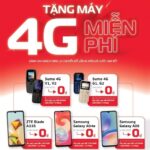 tặng điện thoại 4G khi mua gói cước của Viettel